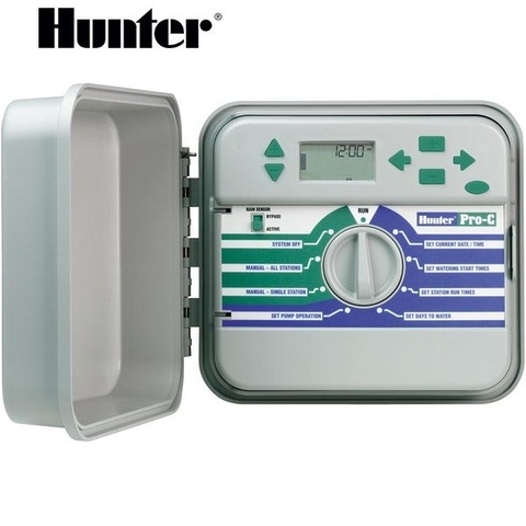 Контроллер HUNTER Pro C 301-E, 3-12 зон, 220 V наружный
