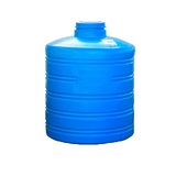Емкость цилиндрическая вертикальная 1000 литров НИЗКАЯ (синяя) АКВАПЛАСТ