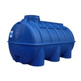 Емкость 1000 литров цилиндрическая горизонтальная (синяя) АКВАПЛАСТ
