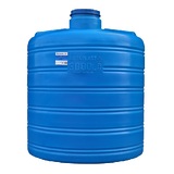 Емкость цилиндрическая вертикальная 3000 литров (синяя) АКВАПЛАСТ