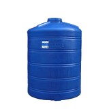 Емкость цилиндрическая вертикальная 2000 литров (синяя) АКВАПЛАСТ