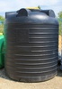 Емкость цилиндрическая вертикальная 5000 литров (черная) KSC
