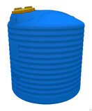 Емкость цилиндрическая вертикальная 10000 литров (цвет синий) KSC