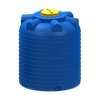 Емкость цилиндрическая вертикальная 2000 литров (синяя) KSC