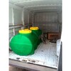 Емкость 3000 литров цилиндрическая горизонтальная (зеленая) KSC