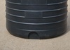 Емкость цилиндрическая вертикальная 2000 литров (черная) KSC