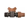 Rain Bird BF valve lock - кран для капельных линий 3/4" НР, 17 мм