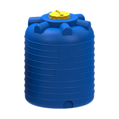 Емкость цилиндрическая вертикальная 1000 литров (синяя) KSC