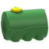 Емкость 5000 литров цилиндрическая горизонтальная (зеленая) KSC