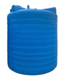 Емкость цилиндрическая вертикальная 10000 литров (синяя) АКВАПЛАСТ
