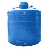 Емкость цилиндрическая вертикальная УСИЛЕННАЯ 10000 литров (синяя) АКВАПЛАСТ